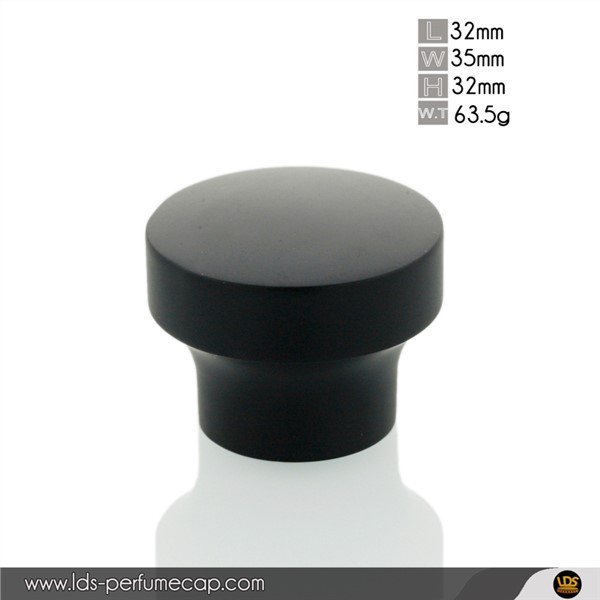 Matt svart caps for parfyme